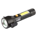 10W 450 Lumens IPX4 Waterproof Rechargeable LED Flashlight with Safety Hammer & 3-Modes - Image 2