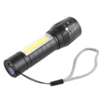 A2 USB Charging Waterproof Zoomable XPE + COB Flashlight with 3-Modes & Storage Box - Image 3