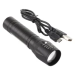 A2 USB Charging Waterproof Zoomable XPE + COB Flashlight with 3-Modes & Storage Box - Image 4