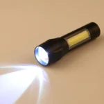 A2 USB Charging Waterproof Zoomable XPE + COB Flashlight with 3-Modes & Storage Box - Image 6