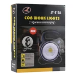 JY-819A 10W Solar Rechargeable White Light COB LED Work Light, Handheld Camping Lamp with Solar Panel - Image 6
