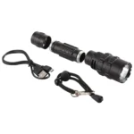 10W USB Charging XM-L2 T6 IPX6 Waterproof Strong LED Flashlight with 5-Modes & USB Cable & Rope - Image 4