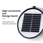 Solar Outdoor LED Induction Wall Light Night Light Radar Human Body Induction Lighting, White Light - Image 5