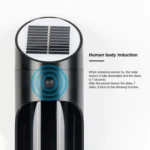 Solar Outdoor LED Induction Wall Light Night Light Radar Human Body Induction Lighting, White Light - Image 6