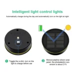 SZ-20004 Solar Lantern Wrought Iron Hollow Lawn Lamp Outdoor Garden Decorative Lamp - Image 4