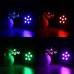 3 in 1 6 LEDs Voice Control + Self-propelled + RGB Mini LED PAR Light, AC 100-240V - Image 5