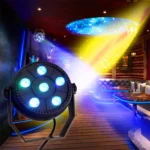 3 in 1 6 LEDs Voice Control + Self-propelled + RGB Mini LED PAR Light, AC 100-240V - Image 7