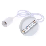 E27 Lamp Holder DIY Ceiling Chandelier Light Bulbs Screw Base Socket, Cable Length: 1m - Image 2