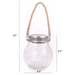 Solar Energy Glass Bottle Pendent Lamp IP55 Waterproof Outdoor Garden Decoration Light - Image 2