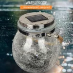 Solar Energy Glass Bottle Pendent Lamp IP55 Waterproof Outdoor Garden Decoration Light - Image 8