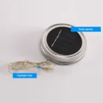 10 LEDs Solar Energy Mason Bottle Cap Pendent Lamp Outdoor Decoration Garden Light, Not Include Bottle Body - Image 3