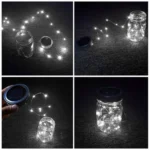 20 LEDs Solar Energy Mason Bottle Cap Pendent Lamp Outdoor Decoration Garden Light, Not Include Bottle Body - Image 5