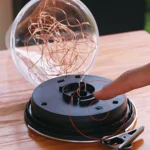 Solar Energy Conical Starlight Pendent Lamp IP55 Waterproof Outdoor Garden Decoration Light - Image 12