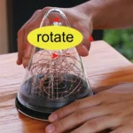 Solar Energy Conical Starlight Pendent Lamp IP55 Waterproof Outdoor Garden Decoration Light - Image 13