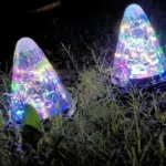 Solar Energy Conical Starlight Pendent Lamp IP55 Waterproof Outdoor Garden Decoration Light - Image 10