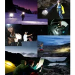 5W 4-Modes Waterproof White Light LED Head Lamp , 140LM Outdoor Mini USB Charging Body Motion Sensor with USB Cable for Running / Fishing - Image 9