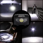 3W Water Resistant White Light LED HeadLamp, 120LM Outdoor Mini Light for Running / Fishing / Climbing - Image 6