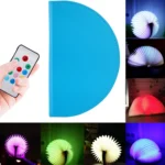 Creative Portable USB Charging Semicircle Night Light with Remote Control