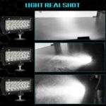 7 inch 18W 1800LM 3 Row LED Strip Light Working Refit Off-road Vehicle Lamp Roof Strip Light - Image 11