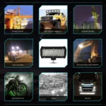 7 inch 18W 1800LM 3 Row LED Strip Light Working Refit Off-road Vehicle Lamp Roof Strip Light - Image 15