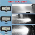 7 inch 30W 3000LM 6000K LED Strip Lamp Working Refit Off-road Vehicle Roof Strip Light - Image 11