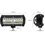 7 inch 30W 3000LM 6000K LED Strip Lamp Working Refit Off-road Vehicle Roof Strip Light - Image 6