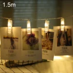 10 LEDs 2 x AA Batteries Box Chains Lamp Decorative Light for Home Hanging Pictures, DIY Party, Wedding, Christmas Decoration