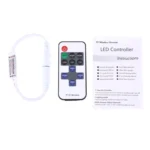 Mini Single Color LED Controller with 11 Keys RF Remote Control, DC 5-24V(White) - Image 5