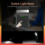 ES106 IP44 Waterproof COB Work Light USB Rechargeable Emergency Flashlight - Image 11