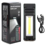 ES106 IP44 Waterproof COB Work Light USB Rechargeable Emergency Flashlight - Image 5