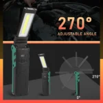 ES106 IP44 Waterproof COB Work Light USB Rechargeable Emergency Flashlight - Image 8