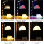 KXK-505 Multifunctional Tent Camping Llight with 15m String Light - Image 4