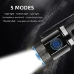 603 IPX6 Waterproof Mini Flashlight with Clip - Image 7