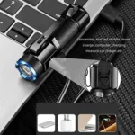 603 IPX6 Waterproof Mini Flashlight with Clip - Image 8