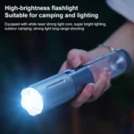 KXK-606 15W Camping Flashlight Rechargeable Emergency Light - Image 6