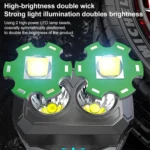 KXK-886 IP44 Waterproof Work Light 3 Color Temperature COB Emergency Flashlight - Image 3