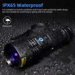 B14 40W 365nm Black Lens UV Rays Flashlight - Image 7