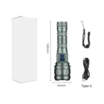 G62 20W White Laser Wick Telescopic Zoom LED Flashlight - Image 4