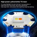 G62 20W White Laser Wick Telescopic Zoom LED Flashlight - Image 7