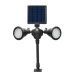 Solar Powered Robot LED Spotlight Double-headed Smart Sensor Light for Outdoor Lawn - Image 2