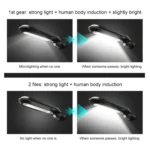 18 LEDs 600LM IP65 Waterproof Solar Powered Garden Lamp Body Induction Light Street Lamp - Image 12