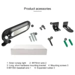 18 LEDs 600LM IP65 Waterproof Solar Powered Garden Lamp Body Induction Light Street Lamp - Image 8