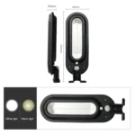 18 LEDs 600LM IP65 Waterproof Solar Powered Garden Lamp Body Induction Light Street Lamp - Image 9