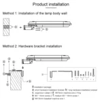 18 LEDs 600LM IP65 Waterproof Solar Powered Garden Lamp Body Induction Light Street Lamp - Image 10
