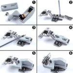 0.3W Universal Inner Hinge LED Sensor lamp Cupboard 3 LEDs Night light Auto ON/OFF Bulb - Image 5