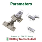 0.3W Universal Inner Hinge LED Sensor lamp Cupboard 3 LEDs Night light Auto ON/OFF Bulb - Image 6