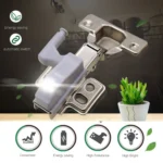 0.3W Universal Inner Hinge LED Sensor lamp Cupboard 3 LEDs Night light Auto ON/OFF Bulb - Image 7