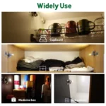 0.3W Universal Inner Hinge LED Sensor lamp Cupboard 3 LEDs Night light Auto ON/OFF Bulb - Image 9