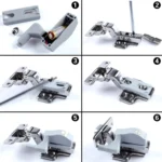 10 PCS 0.3W Universal Inner Hinge LED Sensor lamp Cupboard 3 LEDs Night light Auto ON/OFF Bulb - Image 6