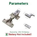 10 PCS 0.3W Universal Inner Hinge LED Sensor lamp Cupboard 3 LEDs Night light Auto ON/OFF Bulb - Image 7